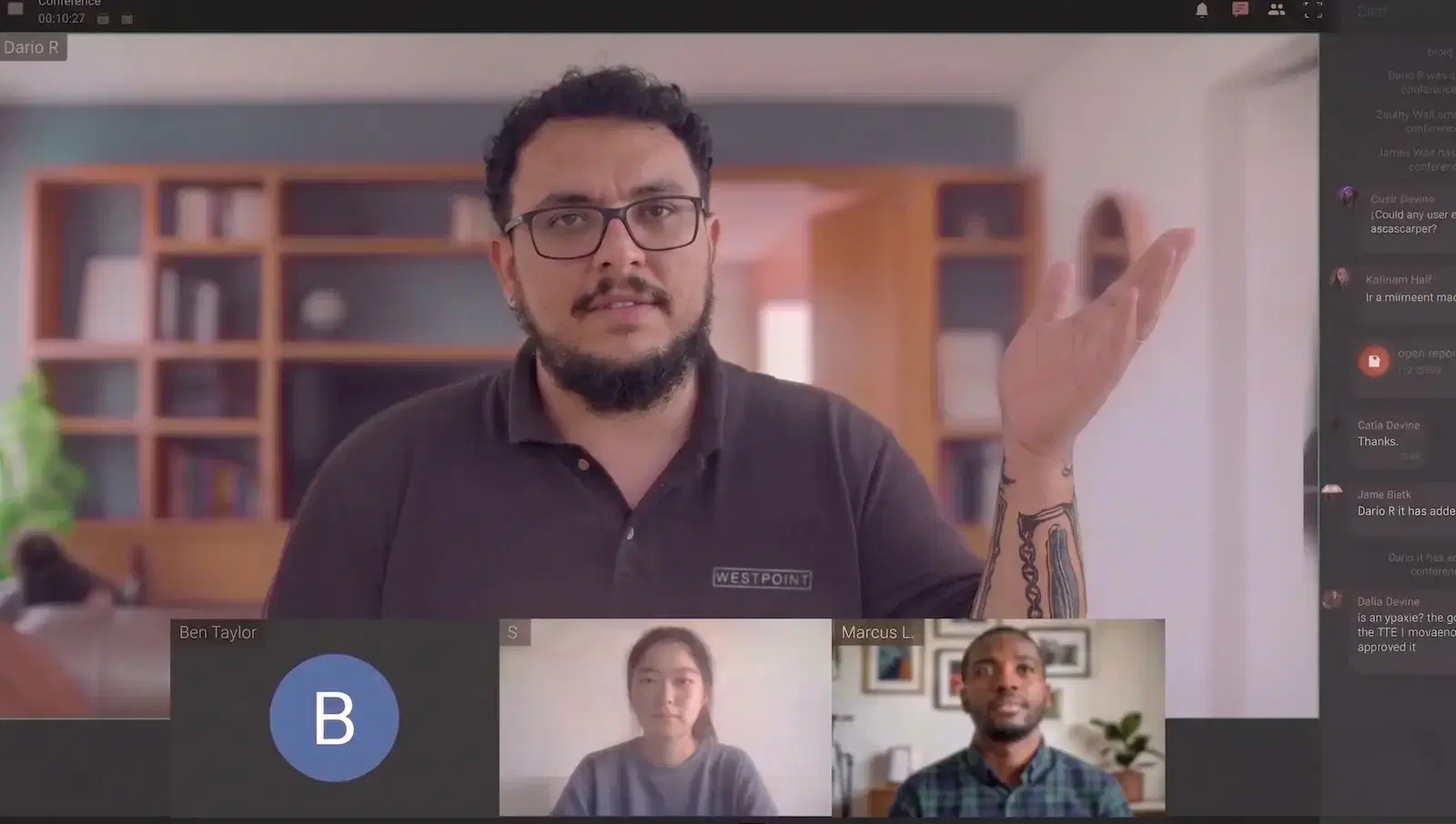 Remote academy lesson